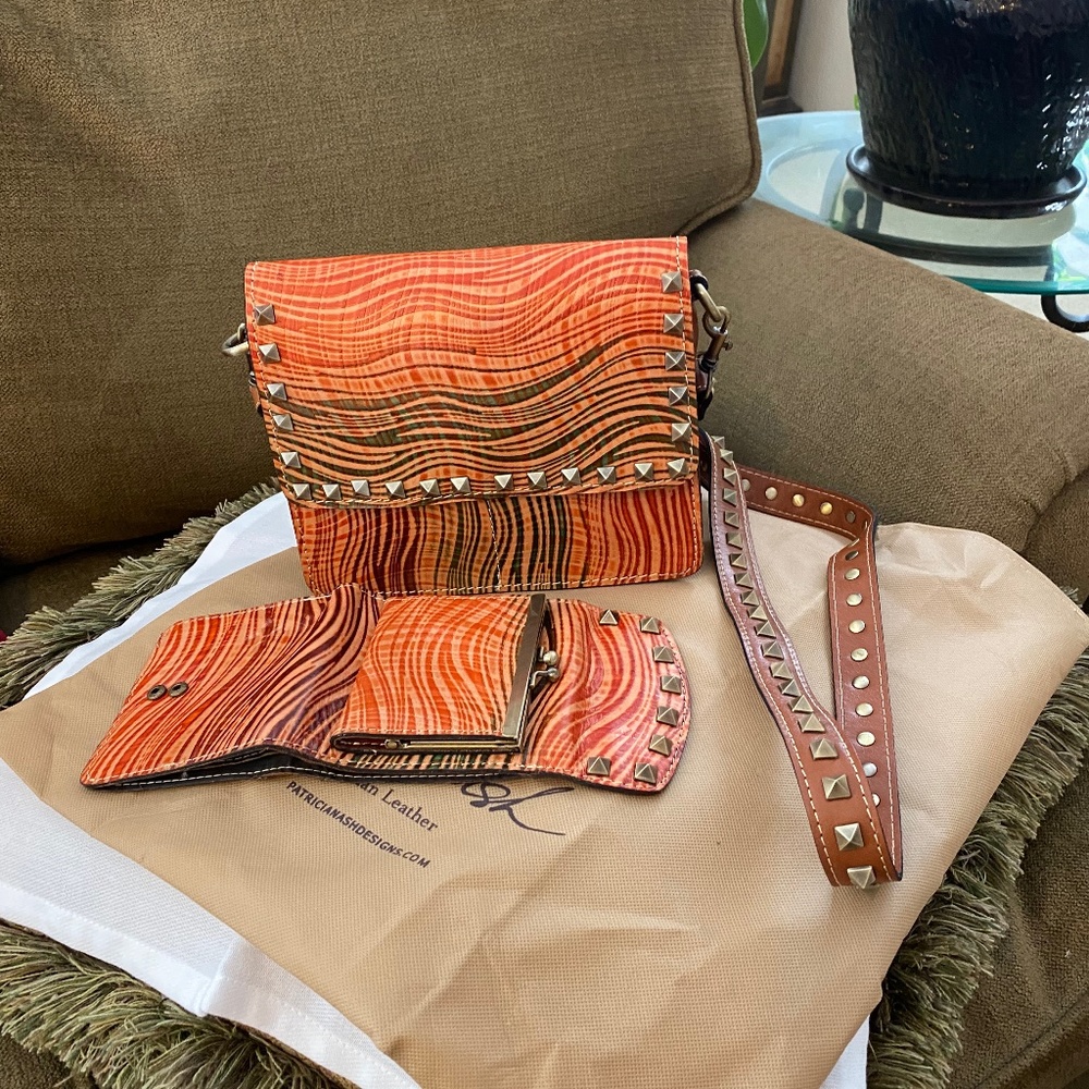 Patricia Nash Handbag and Matching Wallet